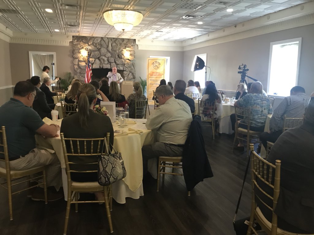 EMACCNJ's tweet photo. A packed house at this morningโs #BusinessNetworkingBreakfast @BranchesNJ featuring #executivecoach @ChrisRuisi teaching us to #StepUp, #PlayBig and Own Our Success!" Thanks to premiere sponsor #CollierYouthServices. #EMACCIsComingBack! Join us!
#EMACCNJ #NJBiz #MonmouthCounty https://t.co/o8zdnzVTmZ