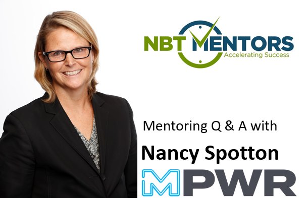 Robert Buren (@rburen) on Twitter photo The secrets to successful mentoring shared by long-time mentor and coach, Nancy Spotton... a millennial brand reinventionist and CEO of MPWR. Thanks Nancy, you're a valuable member of the NBT Mentor community! goo.gl/28Nh1o
@NBTmentors
<a href="/spotti34/">Nancy J. Spotton</a>
<a href="/Purpose_Ink/">Purpose_Ink</a> The secrets to successful mentoring shared by long-time mentor and coach, Nancy Spotton... a millennial brand reinventionist and CEO of MPWR. Thanks Nancy, you're a valuable member of the NBT Mentor community! goo.gl/28Nh1o
@NBTmentors
<a href="/spotti34/">Nancy J. Spotton</a>
<a href="/Purpose_Ink/">Purpose_Ink</a>