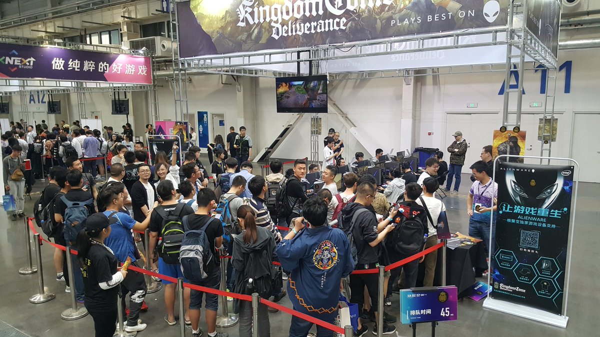 SirTobi28's tweet photo. Another awesome show is over. #gamefusion in Beijing was incredibel &amp; we want to thank all fans in China which came to say hi &amp; tried #kingdomcomedeliverance. Special thanks goes to @CrapTears, @Gamecores_, @Alienware &amp; all the busy volunteers that made this great show possibel! https://t.co/l8n2ciBuDb