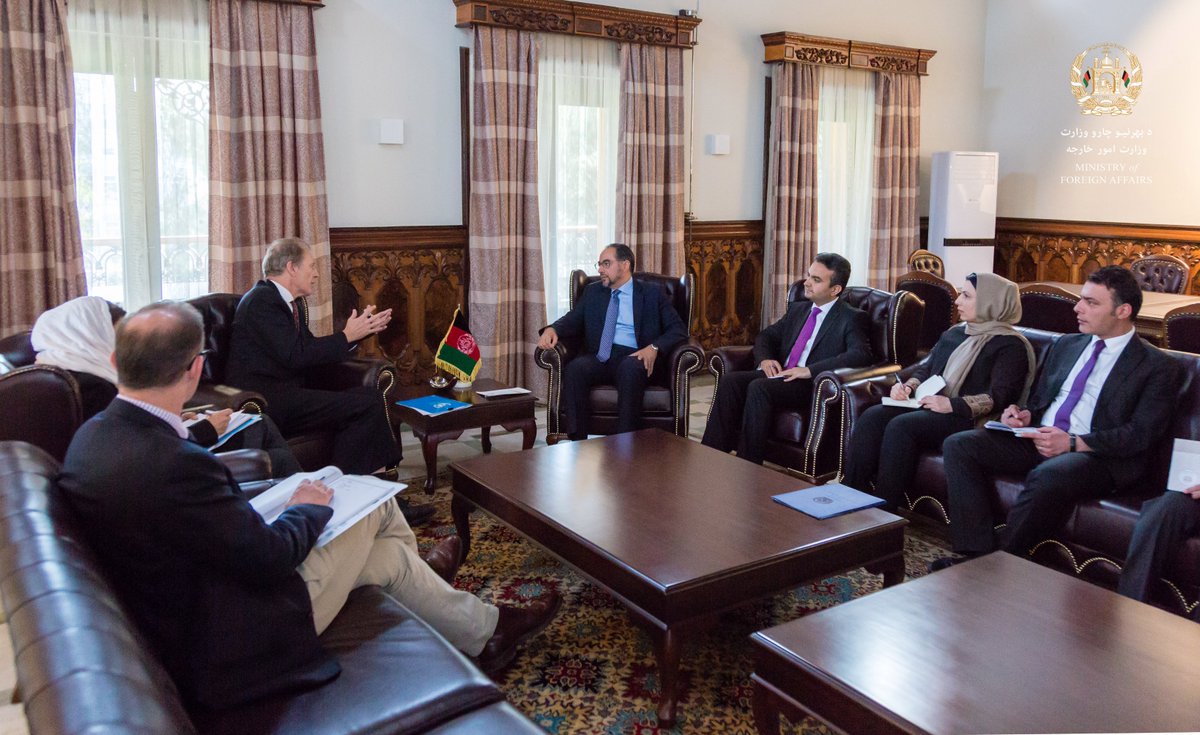 Foreign Minister Meets UN Assistant Secretary-General for Human Rights go.mfa.af/50bd8