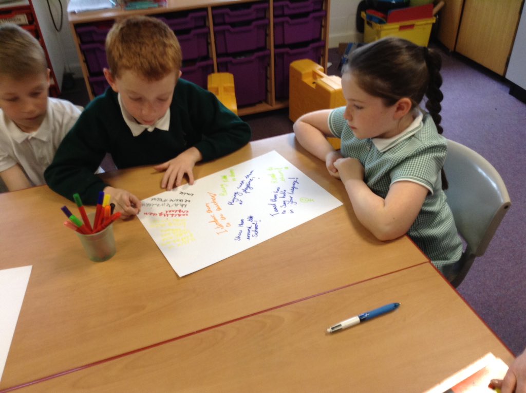 springwoodfs's tweet image. Today we have had &apos;Buddy Training&apos; with Gill from EMTAS. We have been drawing up a charter for welcoming newly arrived children and making sure that everyone feels safe and secure. #swhvalues #swhvisitor @SI_Liverpool