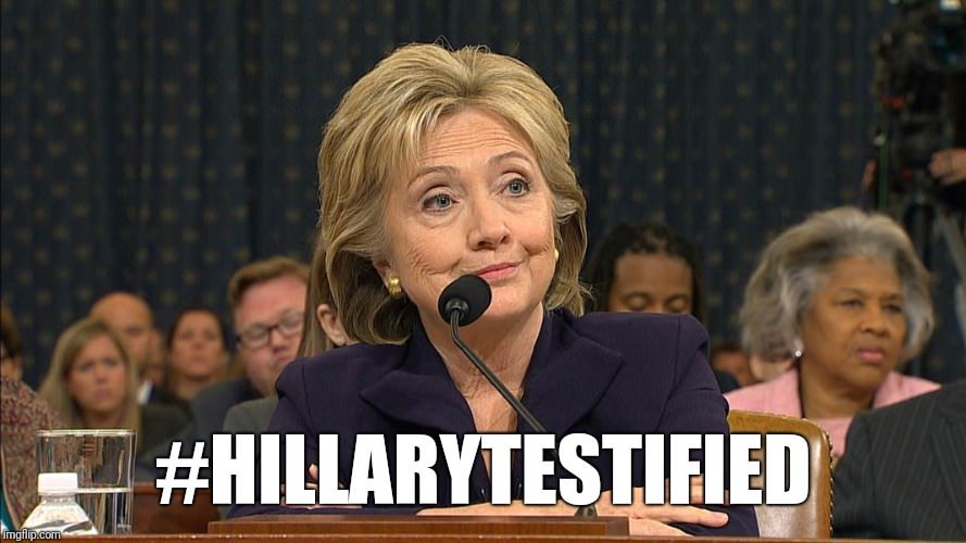savvywonk's tweet photo. Hillary has bigger balls than @realDonaldTrump &amp; @DonaldJTrumpJr combined. #HillaryTestified #MuellerTime https://t.co/OqPZxlyElo