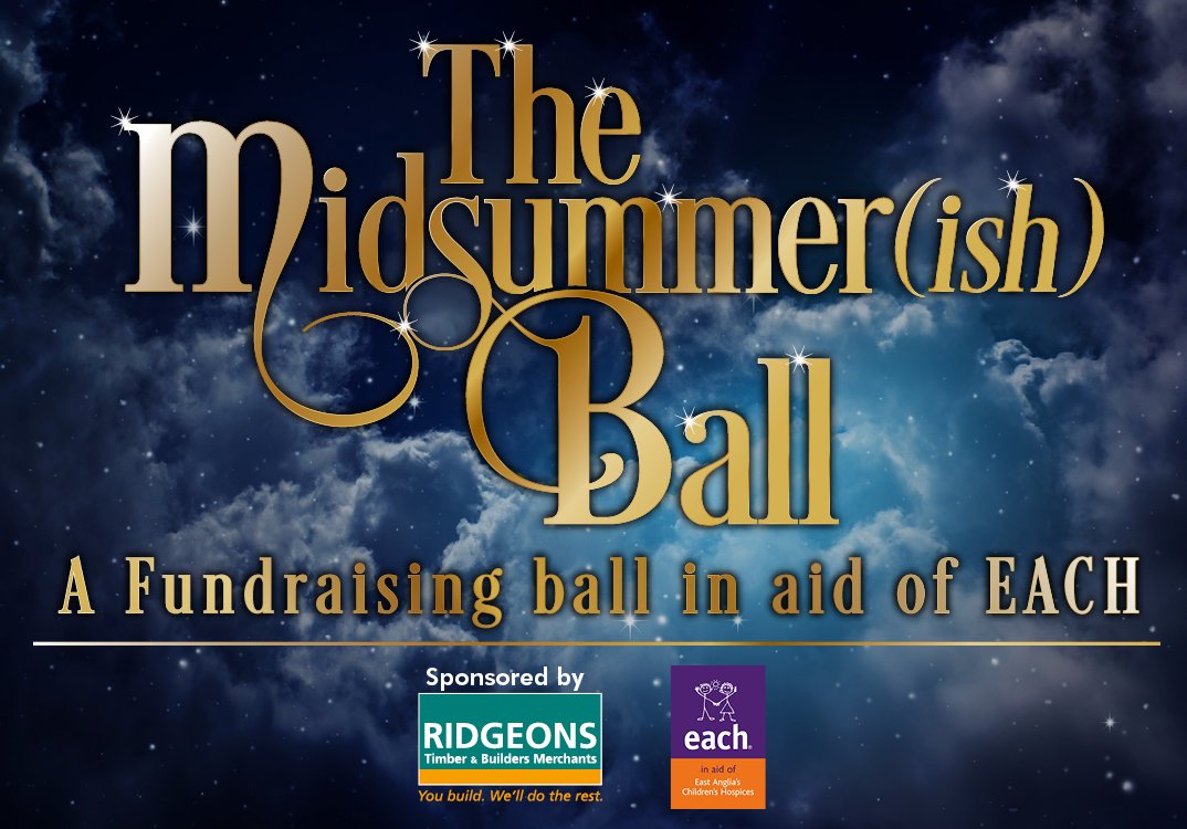 Tickets to our Midsummer Ball for <a href="/EACH_hospices/">EACH</a> on 6th July are selling like hotcakes! Get your ticket from <a href="/IpswichHotelCop/">Ipswich Hotel</a> now and don't miss your chance to cut loose on the D floor while raising money for charity! 💃🕺