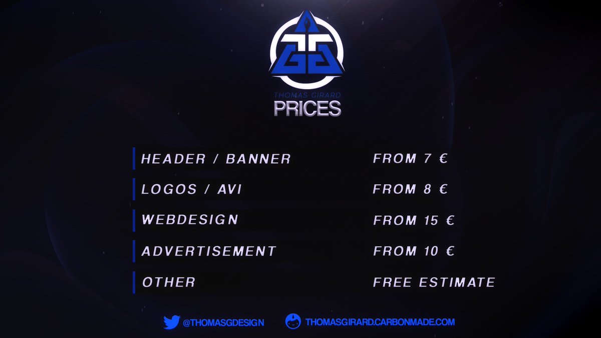 ThomasGDesign's tweet photo. Don't hesitate to contact me for something ;) https://t.co/GmFXuyy2Fa