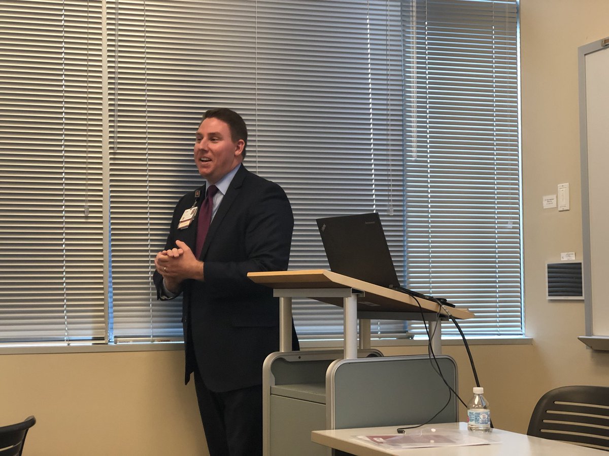 Chad Dilley explains methods and successes of lean work in the Division of General Surgery to attendees of 2018 Patient Access Symposium. <a href="/IU_Surgery/">Indiana Surgery -Indiana Univ School of Medicine</a> <a href="/IU_Health/">IU Health</a>