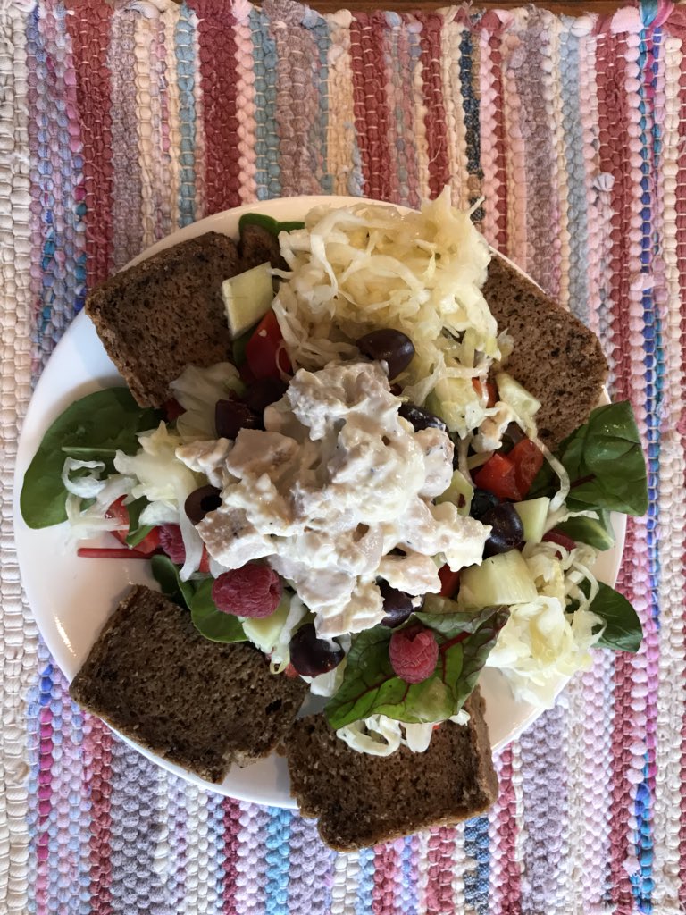 FireUpTheBlog's tweet photo. @RealFoodRehab Yes!  Even on the road - My “healing breakfast” this morning created from My Traveling Kitchen .... https://t.co/rAMVL7fiST