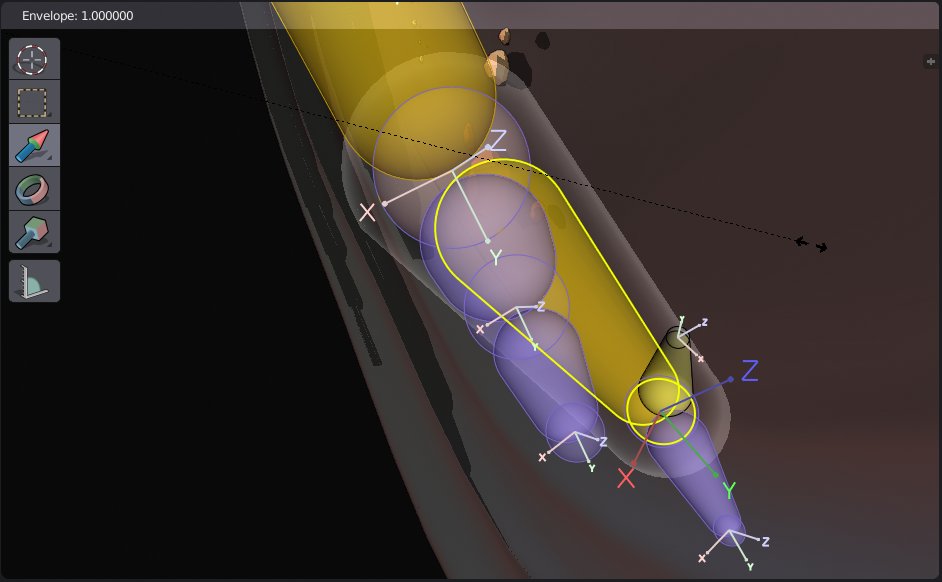 BlenderDev's tweet image. Not to mention how pretty (and functional!) bones look now in all their modes thanks to our OpenGL master @hypersomniac_ ! #b3d #codequest