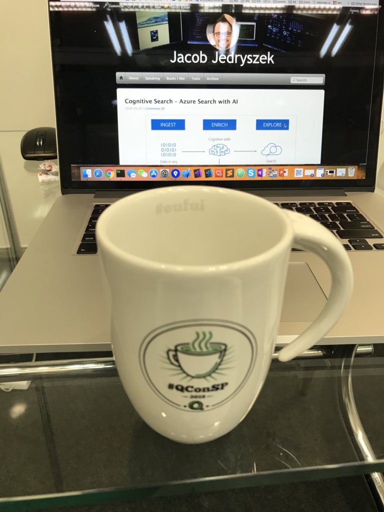 realJacobJed's tweet image. Got a Coffee mug at #QConSP