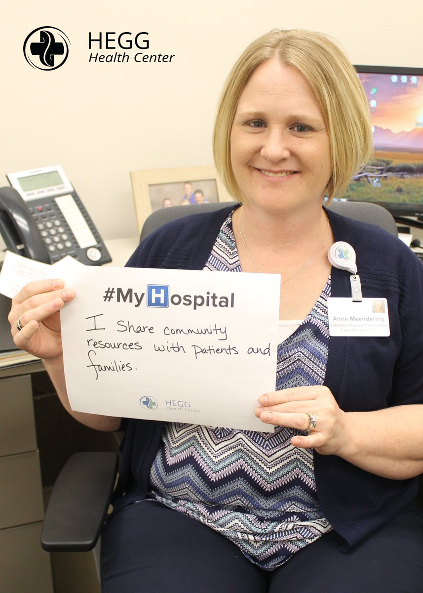 hegghc's tweet photo. It's National Hospital Week, and we're celebrating by letting our staff share with us what makes #MyHospital special! We are proud to be your hospital!

#HeggHC #HospitalWeek https://t.co/7Bs89r5sfX