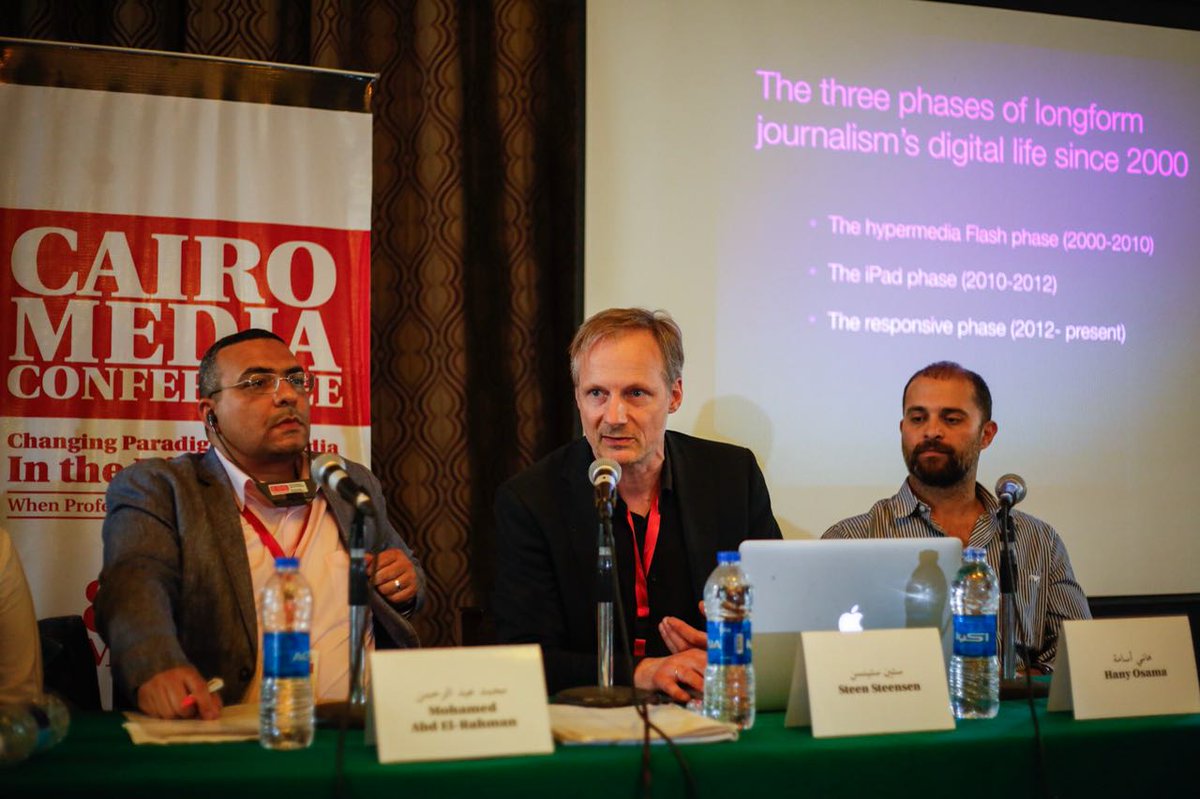 emdponline's tweet photo. ستين ستينسن - أستاذ ورئيس قسم الصحافة والإعلام بجامعة أوسلو متروبوليتان

يجب أن يستجيب الصحفيون لحاجة القراء والمتلقين، ويقدموا قصصًا تمسهم، والقصص الصحفية الجيدة تسوّق نفسها، ويجب أن ندرك احتياجات السوق حتى نقدم مواد تدر دخلًا

#مؤتمر_القاهرة_للإعلام
تصوير : إسلام صفوت https://t.co/CXK6U2XTd3