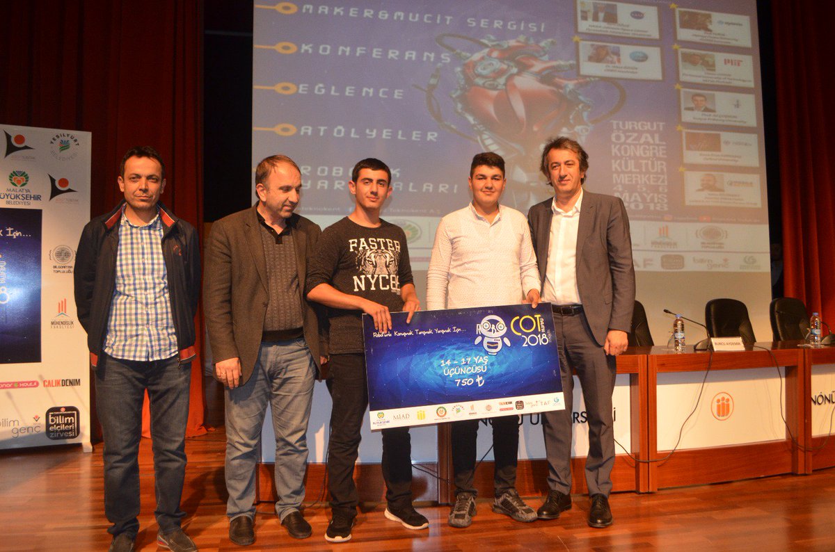 RobocotFEST's tweet image. Robocot 2018 14-17 yaş kategorisinde 3. olan @YunusEmreMTAL1 &apos;yi tebrik ederiz.