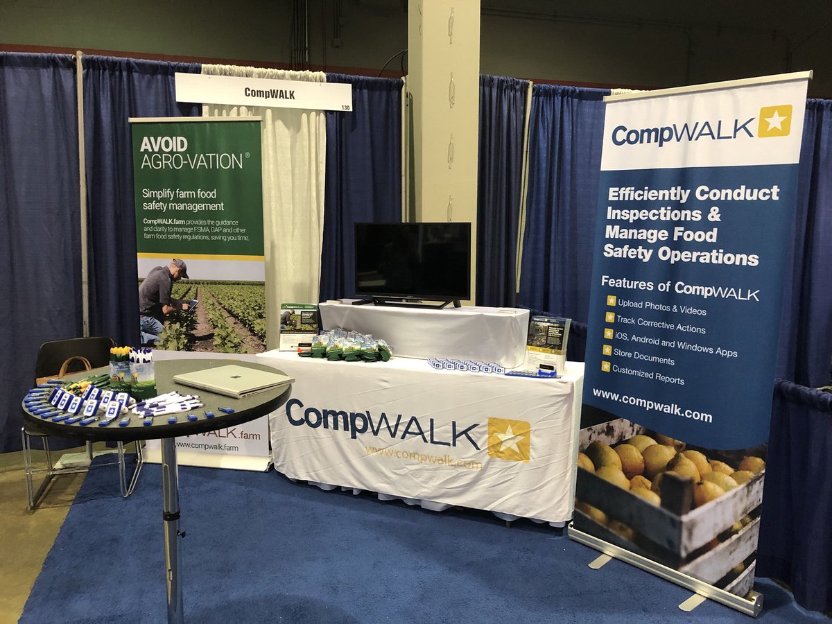 CompWALK's tweet photo. Learn how to manage #FoodSafety compliance in the cloud at Booth #130 at the #FoodSafetySummit https://t.co/Qzdqyd8kCN