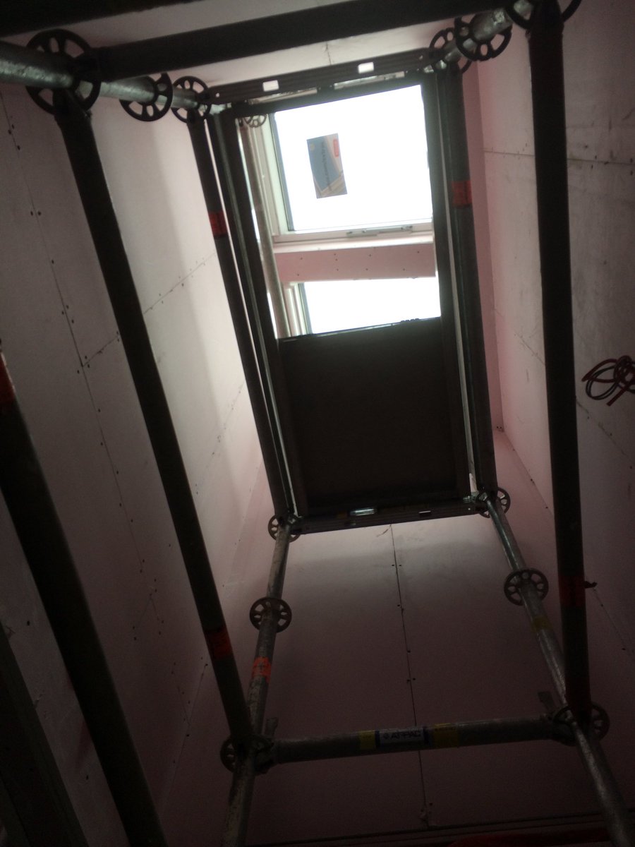 Going up in the world #skylight #Construction #Aberdeen