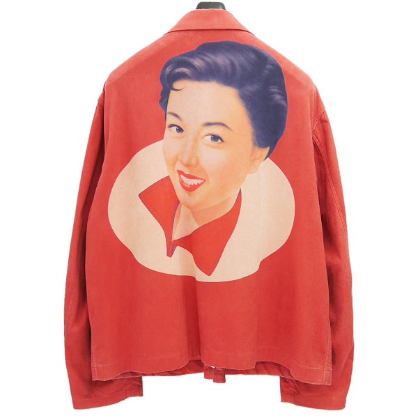 貴重　未使用品 ヨウジヤマモト ０２女優シリーズ 杖村さえ子 ブルゾン サイズ３ Y-3 YOHJI YAMAMOTO 杖村さえ子 スカジャン トラック ジャケット