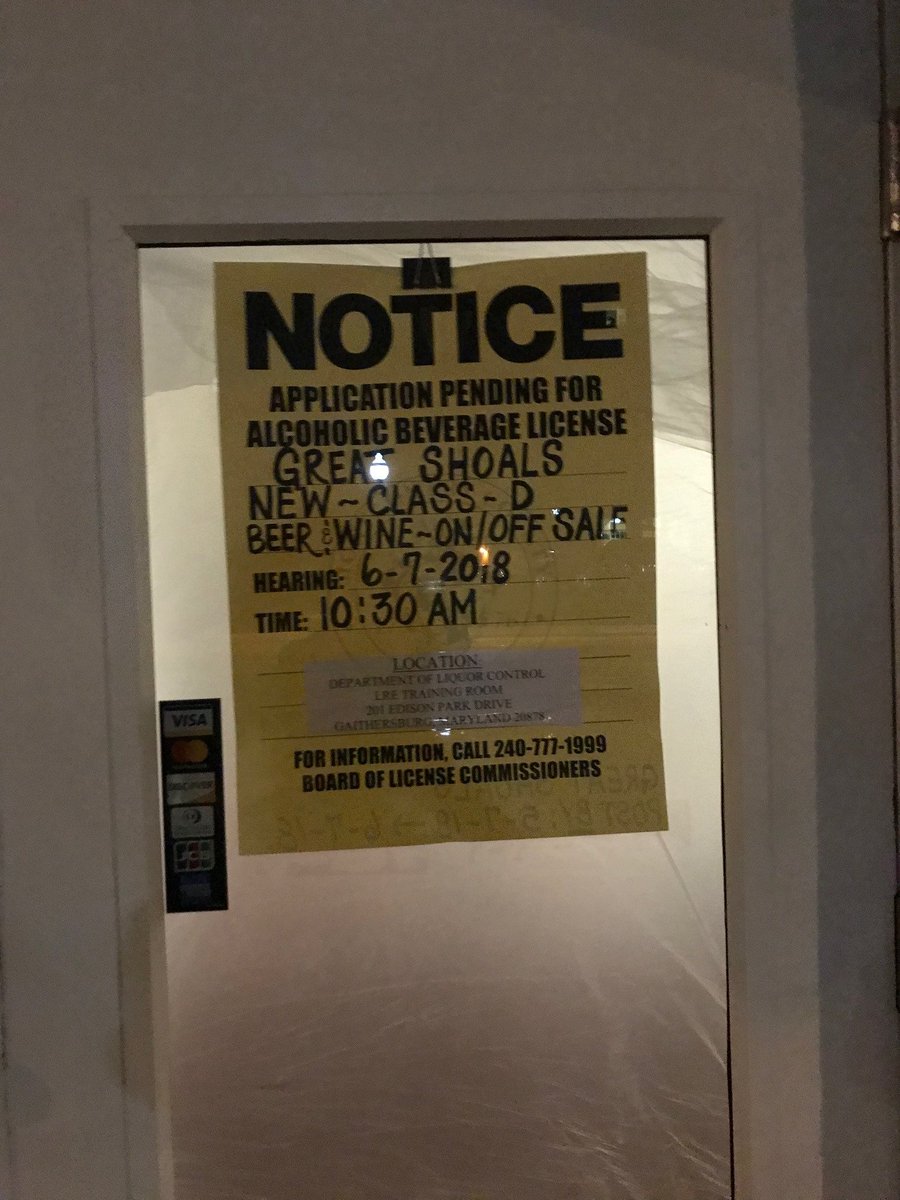 .<a href="/GreatShoals/">Great Shoals Winery</a> Winery opening a Tasting Room in Takoma Park? popville.com/2018/05/great-…