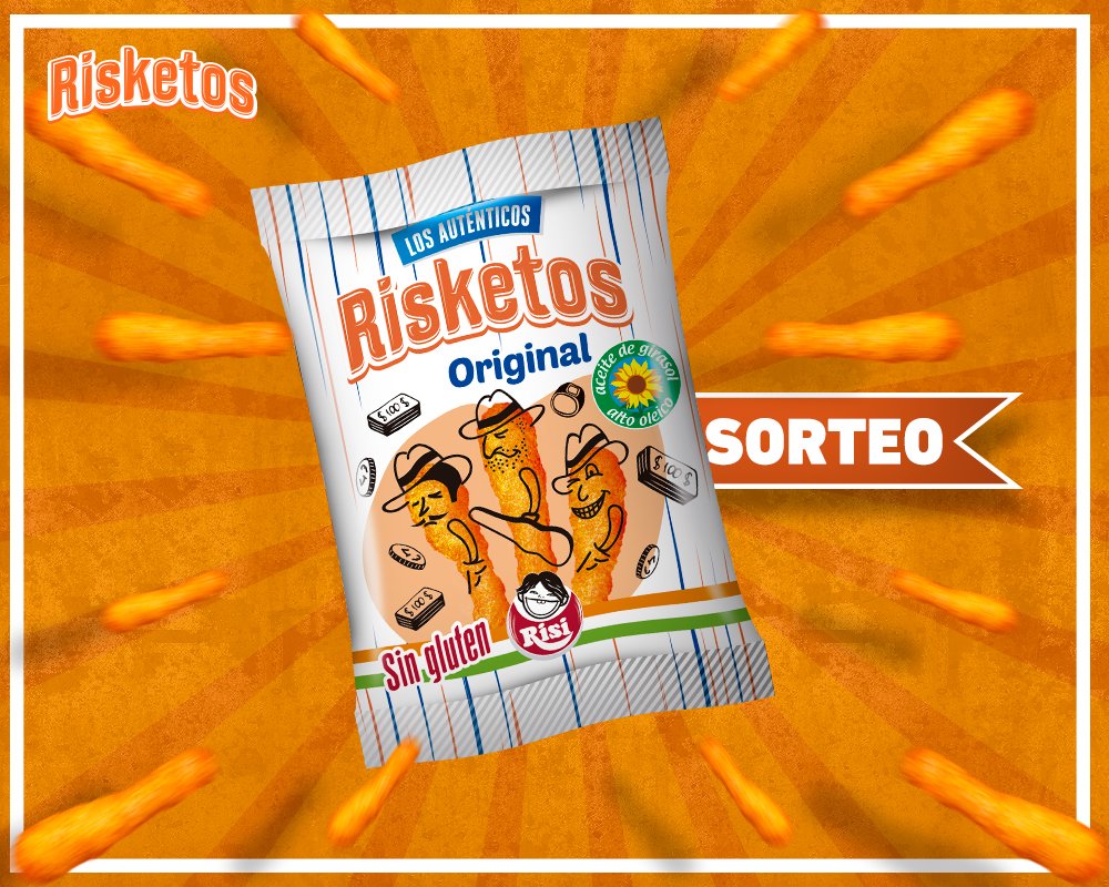 RisiOriginal's tweet photo. SORTEO. ¡Llega la época más crujiente del año! ¡Así que #Risketos para todos! Sorteamos 2 cajas entre todos/as nuestros seguidores que hagan FAV, RT y comenten indicando su mejor momento para disfrutar del #naranjing. (Hasta 13/05. Bases Legales:https://t.co/h8PZ7oAGU7 ) https://t.co/gXeh9aM8a3