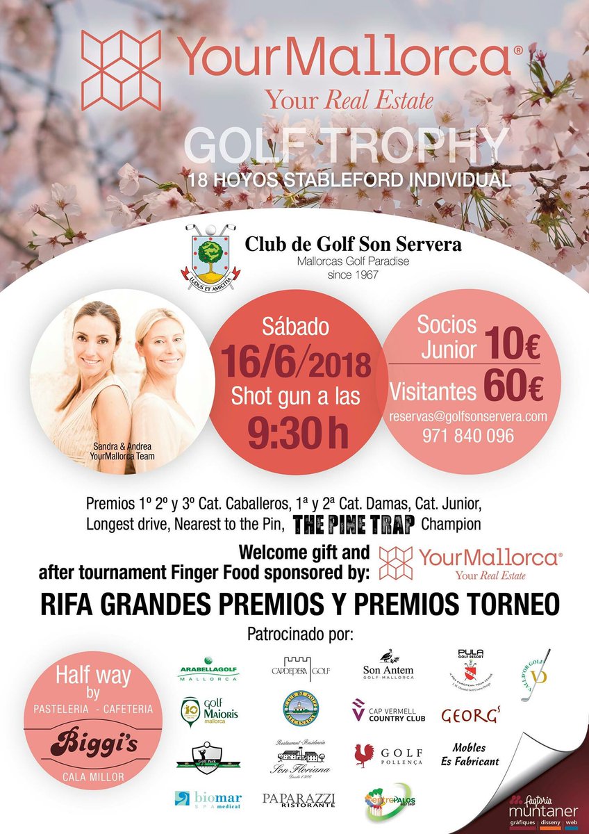 GolfSonServera's tweet photo. @yourmallorca Golf Trophy 16 June 2018 @GolfSonServera https://t.co/luq20F4RUb