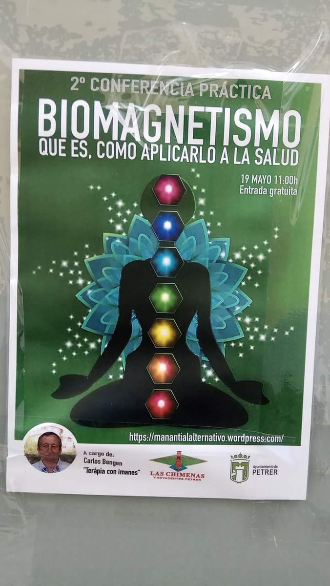 El Ayuntamiento de Petrer debería cuidar más a lo que ofrece sus espacios y apoyo. Me avergüenza vivir en un pueblo donde se apoya la charlatanería, y más en temas de salud. cc @PortilloFernan <a href="/apetp_/">apetp</a>