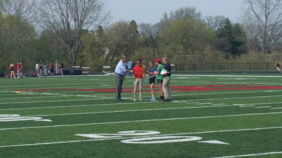 bradford_xc's tweet photo. Congrats to @ansel265 and ITA's Madison Taylor who recieved scholarships from the @KenoshaRunClub before the meet last night's meet @Bradford_TF @RedDevil_AD https://t.co/NKvJbpV6mX