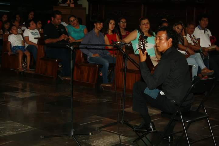 VolcanFest's tweet photo. En el último día de la tercera edición del Festival Internacional del Volcán, el Foro Catedral cerró con un concierto de ensamble de guitarras del Instituto Universitario de Bellas Arte (IUBA). https://t.co/lzvmcJhs2w