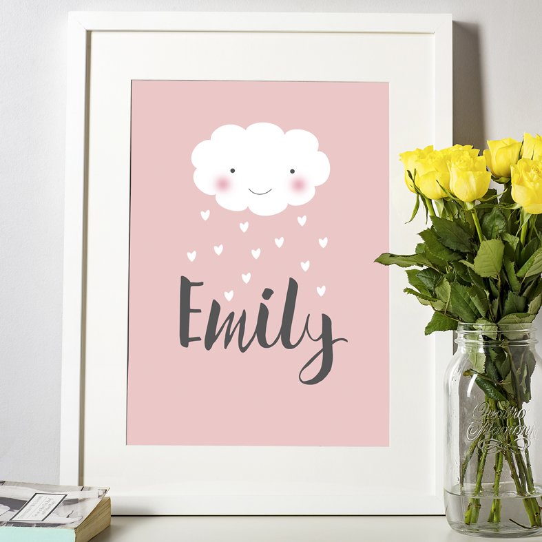 Our Raining Love Prints are perfect for someone special ❤️ - Personalise yours at goo.gl/NjbJWe