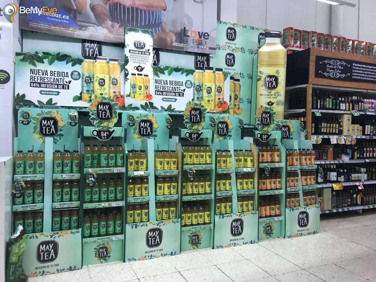 InStore_Europe's tweet photo. With the good weather comes the soft drink brands, keen to demonstrate their capacity for impressive product showcasing! These two examples were #FoundInStore in a Carrefour for @Orangina and its brand May Tea, and in a Leclerc for @Britvic, respectively!#softdrinks #retail #FMCG https://t.co/5LQVc6p2jg