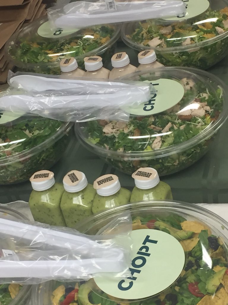 Thank you to <a href="/Chopt/">Chopt Creative Salad Co.</a> and Michael Caine for donating healthy salads and dressings to feed our TQ Star Staff! #MexicanGoddessDressingIsAmazing <a href="/TQStarPTA/">AshburtonPTA</a> #tqtweet