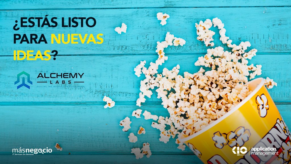 masnegocio's tweet photo. Muy pronto llegará el momento de innovar en #MásNegocio ¡Espéralo! #AlchemyLabs #KIONetworks https://t.co/OjwlmVSHgu