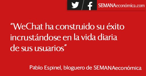 SEMANAeconomica's tweet photo. [#Blog] "WeChat: el WhatsApp/Facebook/PlayStore de China", por Pablo Espinel, en #AsiaLight  https://t.co/YBYeHoRomI https://t.co/lM7p9istNV