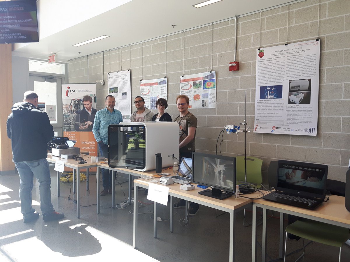 ITMI_Quebec's tweet photo. Nous sommes au Pavillon Alouette de l'UQAC à Sept-Îles. Des stands très intéressants à découvrir dont le notre 😉 @_Acfas #Acfas #CCTT_innovation https://t.co/MLbdT4KruS