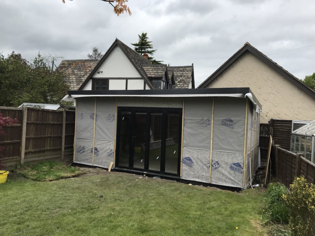 fittedsolution's tweet image. Our lastest project is building this garden studio. With modern detail of steel and timber cladding. Working closely with clients and it’s turning out to be a stunning building. #carpenter #gardenbuilding #gardenoffice #Modern