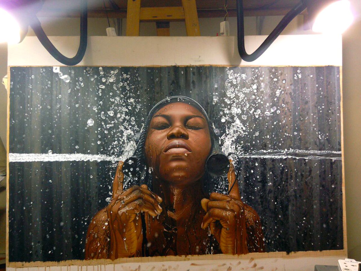 artmonnk's tweet photo. How many retweets for this incredible oil painting by Nigerian artists Isimi Taiwo ( @IsimiTaiwo ) https://t.co/sBS92yu5dw