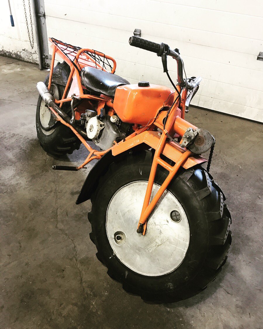 RECPOWERSPORTS_'s tweet photo. We’ve got a @Rokon2x2 throwback in our shop this week. 😎 Pretty cool! #yegbike #yeg #offroad https://t.co/Ta21OXB5CB