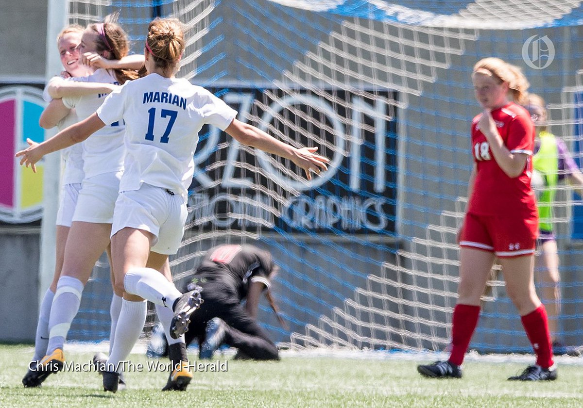 .<a href="/MarianHSSoccer/">Marian HS Soccer</a> defeats .<a href="/MSouthGSoccer/">PatriotsGirlsSoccer</a> 5-1 to advance in the state soccer tournament. #NEPrepSoccer #NebPreps 📸 bit.ly/2jOsNrT 📸 photo by <a href="/chrismachian/">chris machian</a>