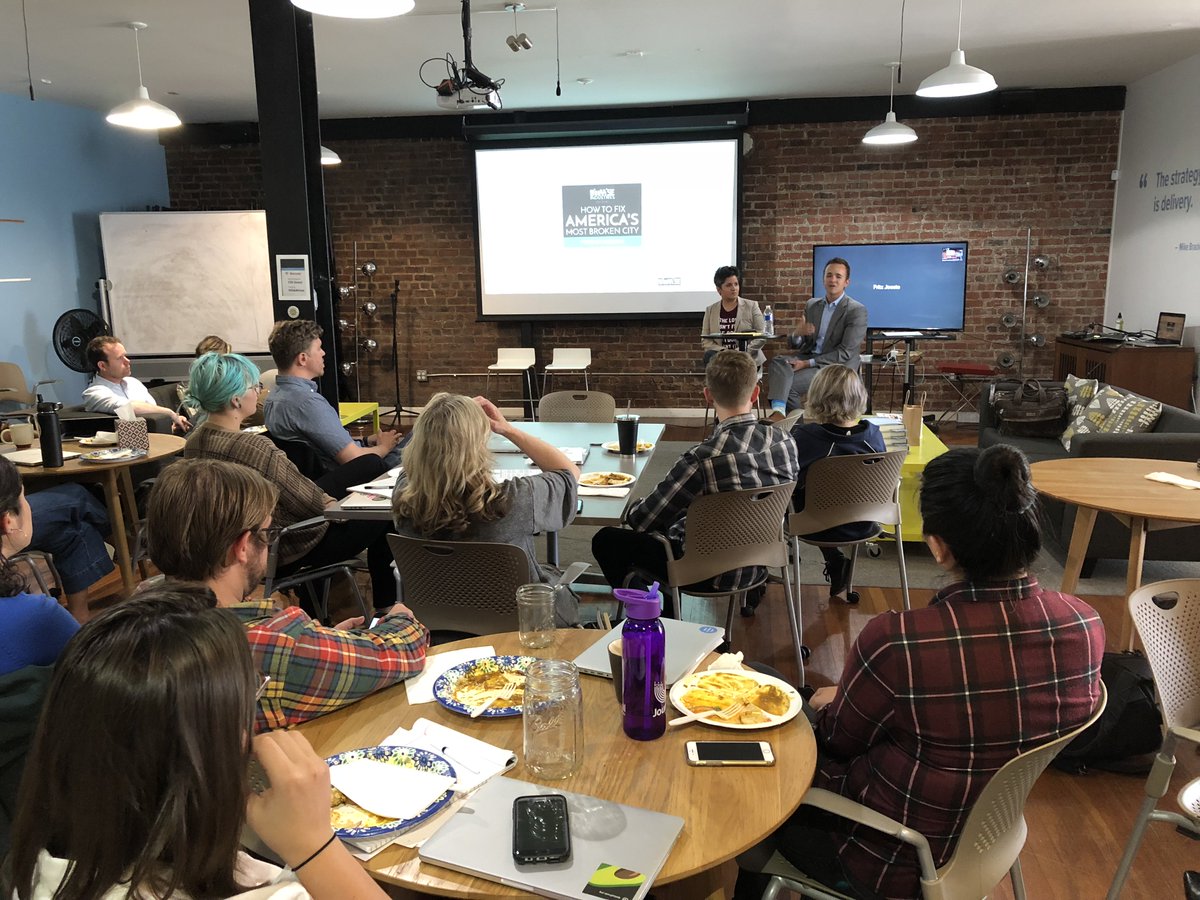 BitwiseInd's tweet photo. Our cofounders joined @codeforamerica today. They touched on Our Towns, the new book from @JamesFallows and @FallowsDeb, who visited @BitwiseFresno and several Fresno stops to see a city in transformation. Their conclusion..in Fresno, you can do anything...https://t.co/R4Lz4f2XDw https://t.co/aYLunhe3uI