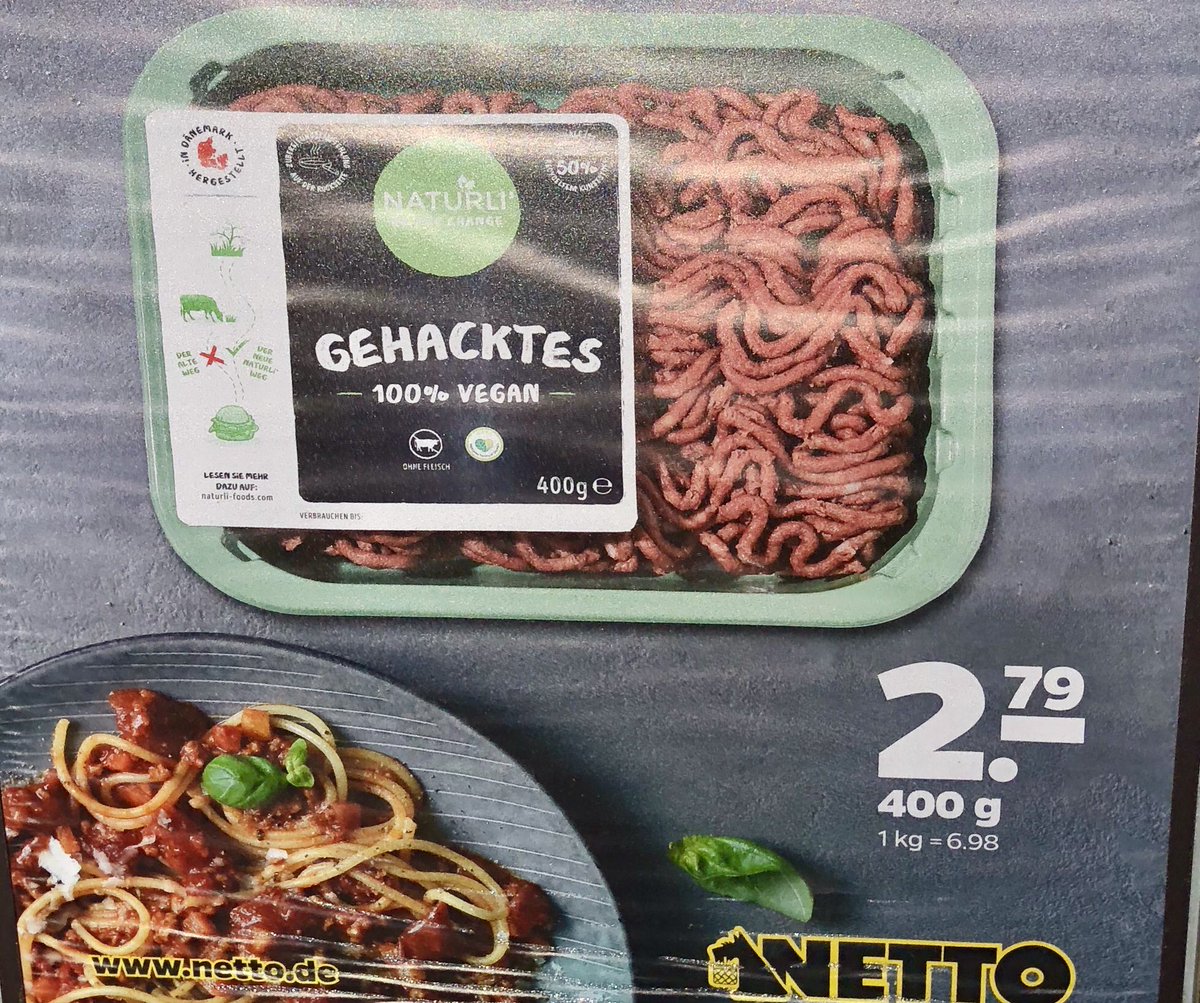 Strafakte's tweet image. Das hier wollte ich Ihnen keinesfalls vorenthalten!
#Gehacktes 100% #vegan #wtf