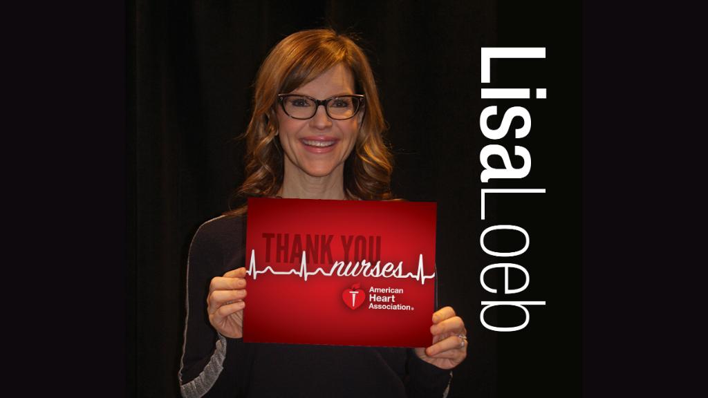 HeartCPR's tweet photo. Dear #nurses: we wouldn't be anywhere without you! @lisaloeb thanks you for the hard work you do to keep Americans healthy. Have a great #NationalNursesWeek! #NursesRock https://t.co/JHRZAR0cQD