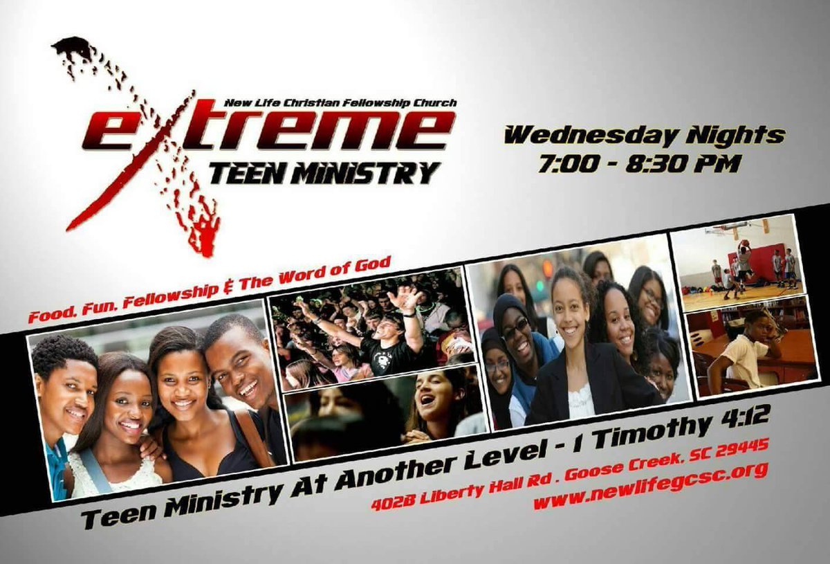 DrDexterEasley's tweet photo. Join us THIS Wednesday and EVERY Wednesday for Our EXTREME TEEN NIGHT #nlcfys #nojudgement #noshadeallowed #EXTREME https://t.co/FFoF46RzrK