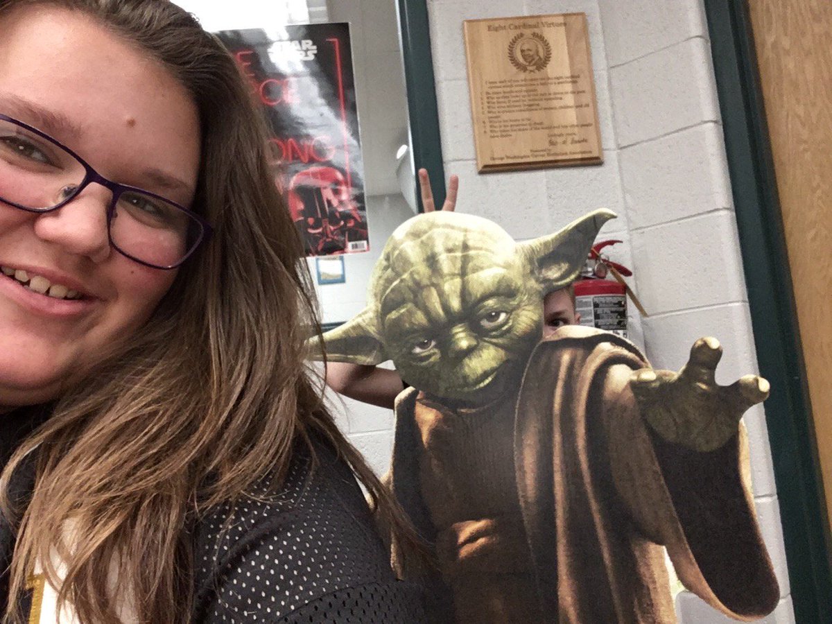 NMSLibraryATeam's tweet image. The Force is Strong with these Neosho Middle School Padawans