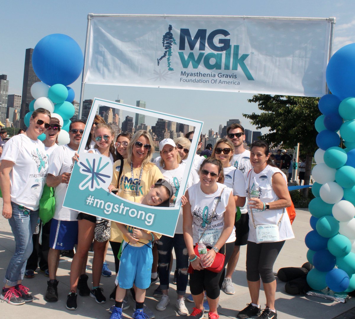 Can you believe we are ONE MONTH away from the NEW YORK, NEW JERSEY and CONNECTICUT MG Walks? There is still time to register and start a team at ow.ly/JNkZ30jRVGm ! Who is excited? #MGWalk #MGStrong #BeTheChange #MGFA #MG #NewYork #NewJersey #TriState