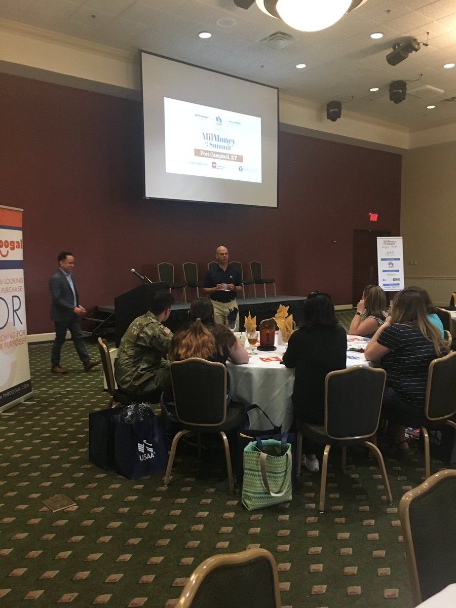 FinanceLacey's tweet photo. Thank you to @USAA for their support of #milmoney18 #RTFW18 #awesomesponsor https://t.co/oQVvmW8Ekj