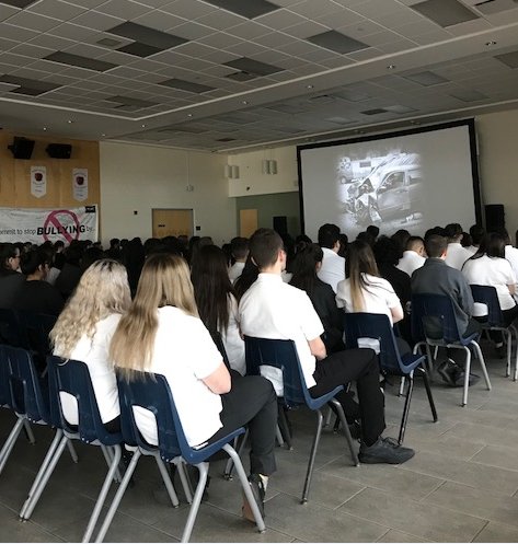 SJDB_OSAID's tweet image. Powerful and emotional MADD @maddcanada Presentation today @SJDBrebeufCHS on the tragic consequences of impaired driving #thepact #dontdriveimpaired
