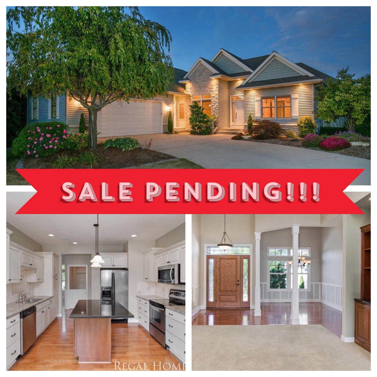 RegalHomeGroup's tweet photo. 1437 North Lake Ct is off the market! 🔥🏡⭐️ #regalgr #realestateagent #remax #homedesigns #homedecor #interior #homesweethome  #design #yard #forsale #realestate #realtor #realtorlife #michigan #grandrapids #westmichigan #city #buy #sell #home #house #architecture #broker https://t.co/TbeJHxElfG