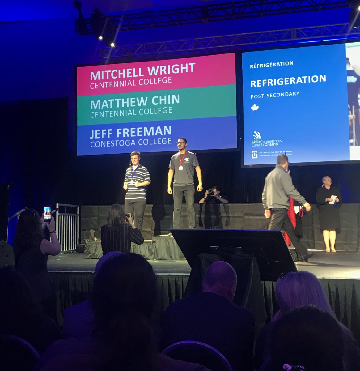 TCDSBSkills's tweet image. Congratulations to Adnel for placing first in Refrigeration, Skills Ontario! #TeamTCDSB @TCDSB