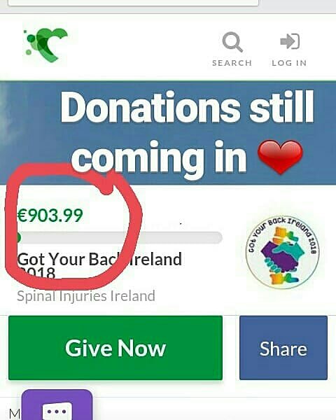Thank you to everyone who supported our first #gotyourbackireland2018 in <a href="/moranhotels/">Red Cow Moran Hotel</a> helping us raise €420 &amp; donations still coming in online we are over €900 ❤ you can still donate by clicking the link in the bio 💋 <a href="/SpinalIreland/">Spinal Injuries IRL</a> <a href="/StraightAheadI/">Straight Ahead Ireland</a>