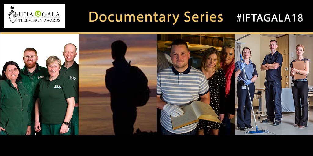 IFTA's tweet photo. NOMINEES FOR BEST DOCUMENTARY SERIES:
#TheZoo
#ÈireFhiàin
#JohnConnorsThetravellers
#KeepingIrelandAlive
#IFTAGala18 https://t.co/vQReAWKKcA