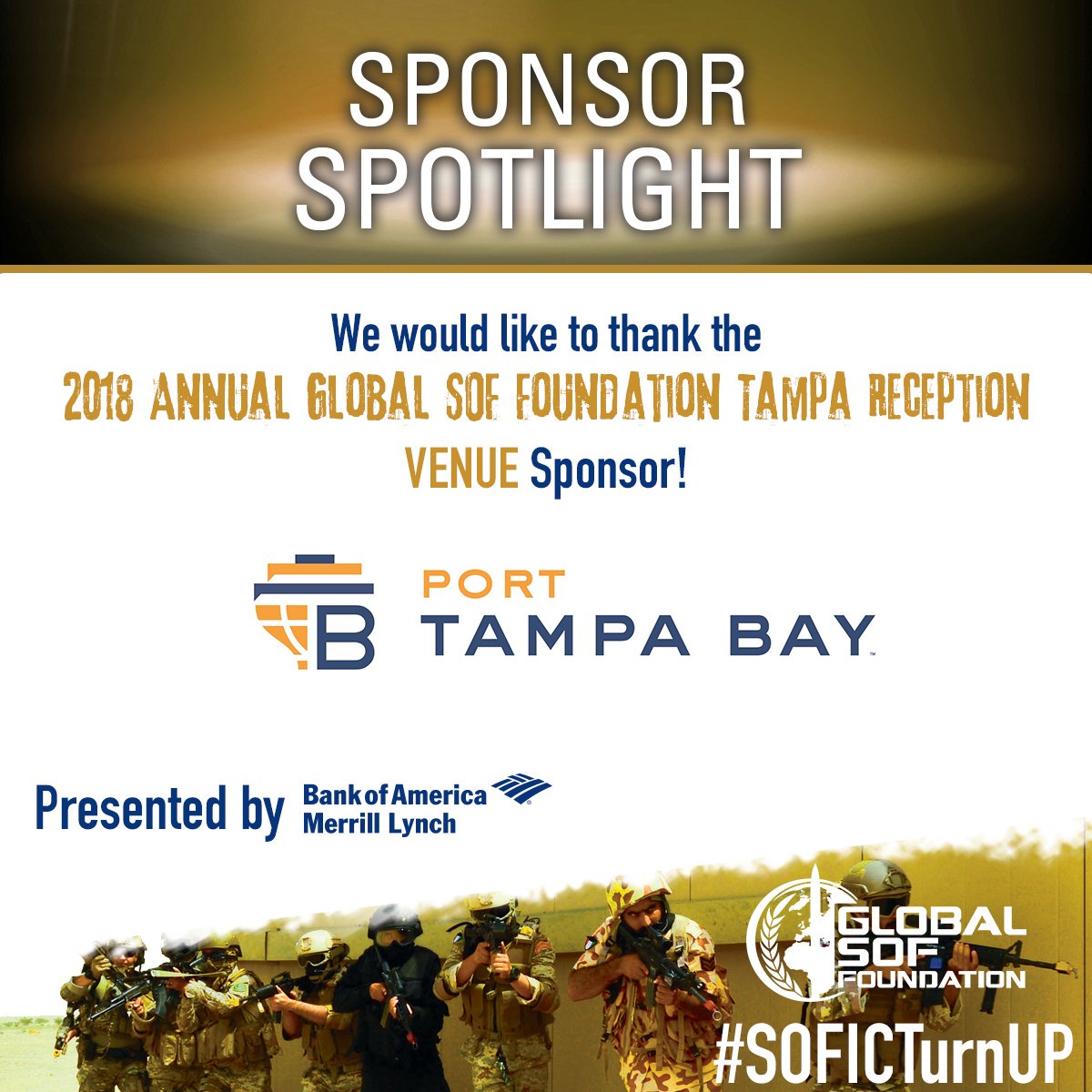 GlobalSOF's tweet photo. It's hard to find a venue that can fit 800+ members of the #SOF community... so we're thankful that we have a venue sponsor that can meet that mark! Thank you @PortTampaBay! #SOFICturnUP #SOFIC https://t.co/KV4CIvqydd https://t.co/d7uaP1RvBN