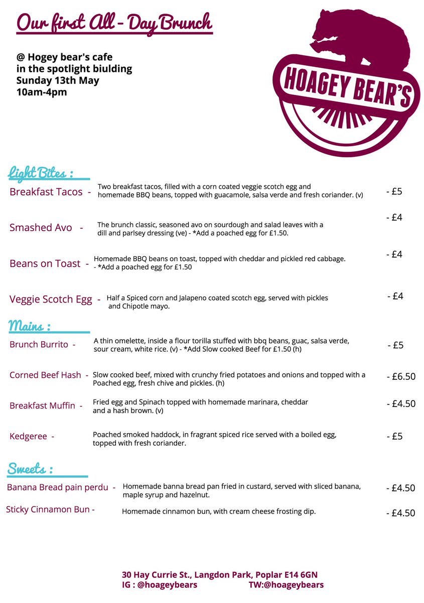 HoageyBears's tweet photo. Brunch is here... https://t.co/qo6IF6uZRA