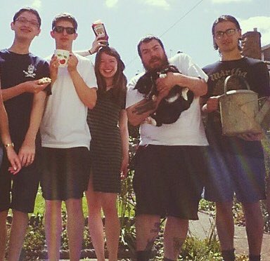 RIP <a href="/AusterosTheBand/">Austeros</a> love you! Excited to see what new musical projects you all move on to. Here’s a cute pic, Nath is a cat in it. 😍😱