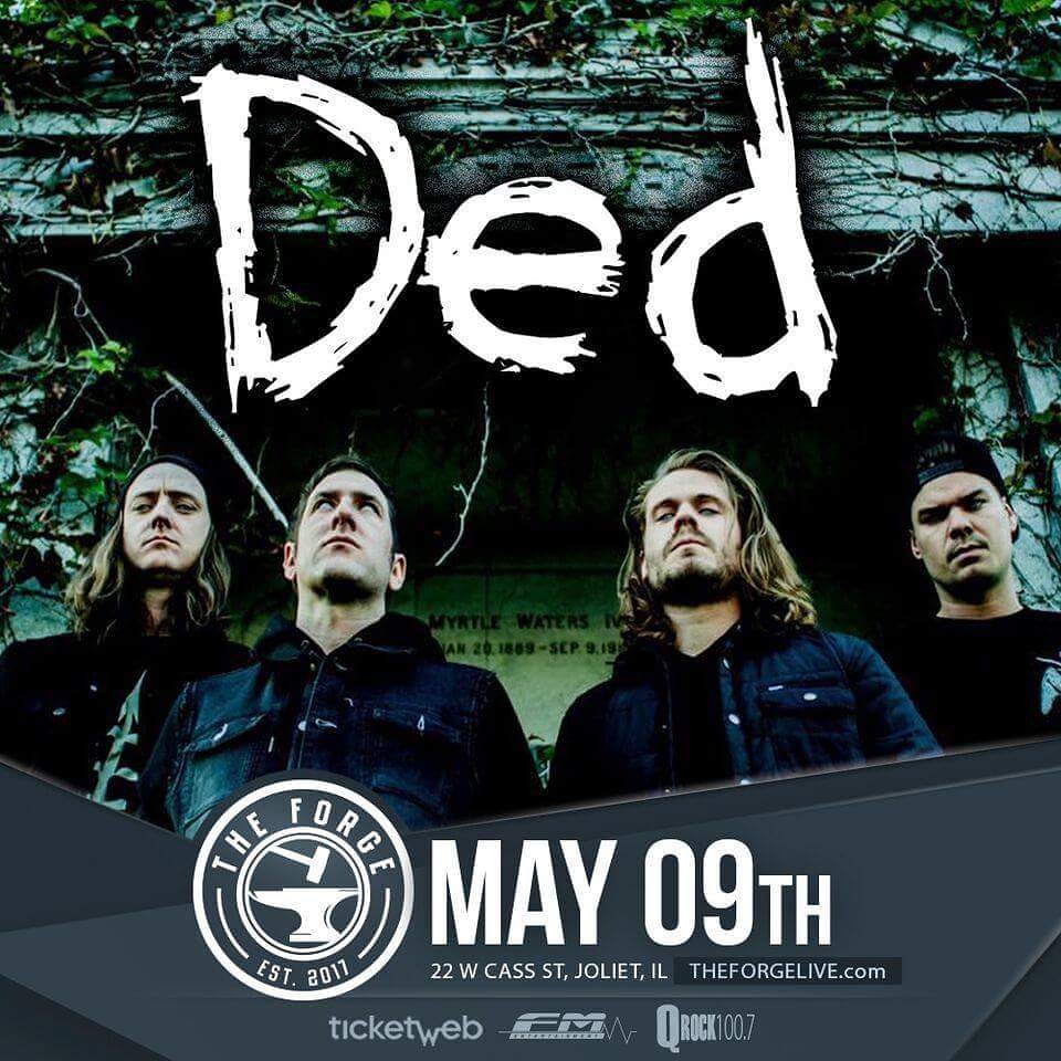 TONIGHT!
Ded
Sleep Signals
Dear Deadly
A Silent Truth

Date: Wednesday, May 9th, 2018

Ages: All Ages

GA Standing: $10.00
Premium Reserved Balcony (10): $30.00
Reserved Balcony (42): $20.00
Day of: $13.00

Ticket Link: ticketweb.com/event/ded-the-…

Doors : 6:30